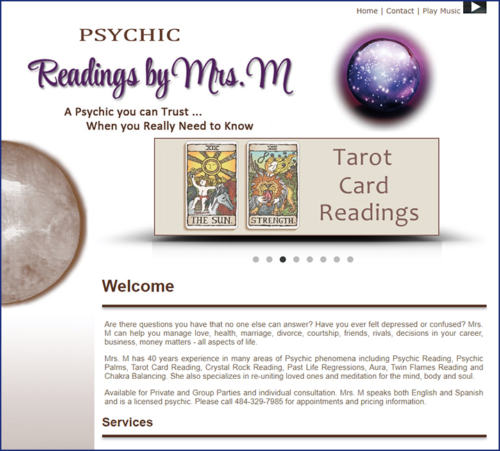 Psychic, Readings by Mrs. M