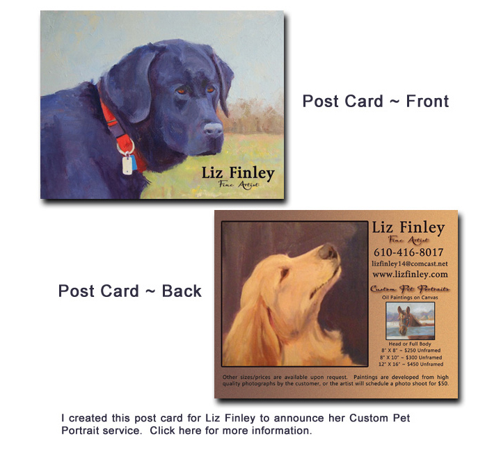Liz Finley, Fine Artist, Post Card Liz Finley, Fine Artist, Post Card