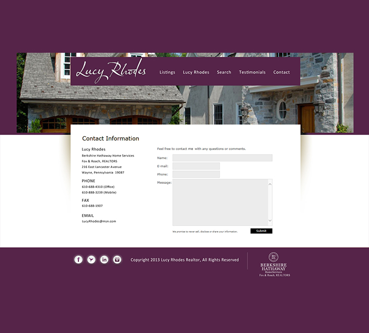 Lucy Rhodes, Realtor Berkshire Hathaway